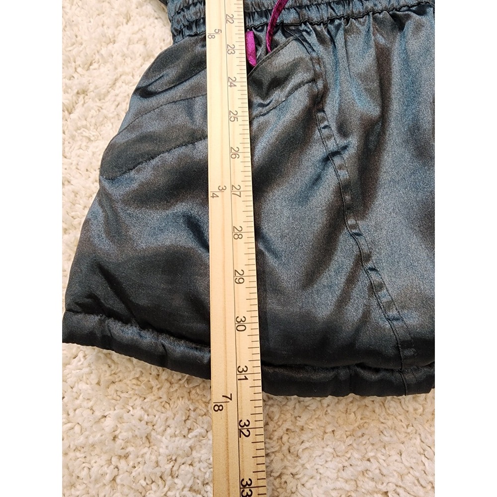 VINTAGE Pro Gear 90s Winter Ski Jacket Satin Nylon Womens Size Medium Jade Green - Picture 5 of 16